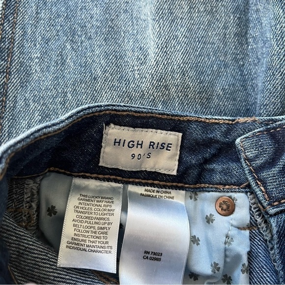LUCKY Brand | 90s High Rise Straight Leg Jeans Size 24 - Picture 9 of 10